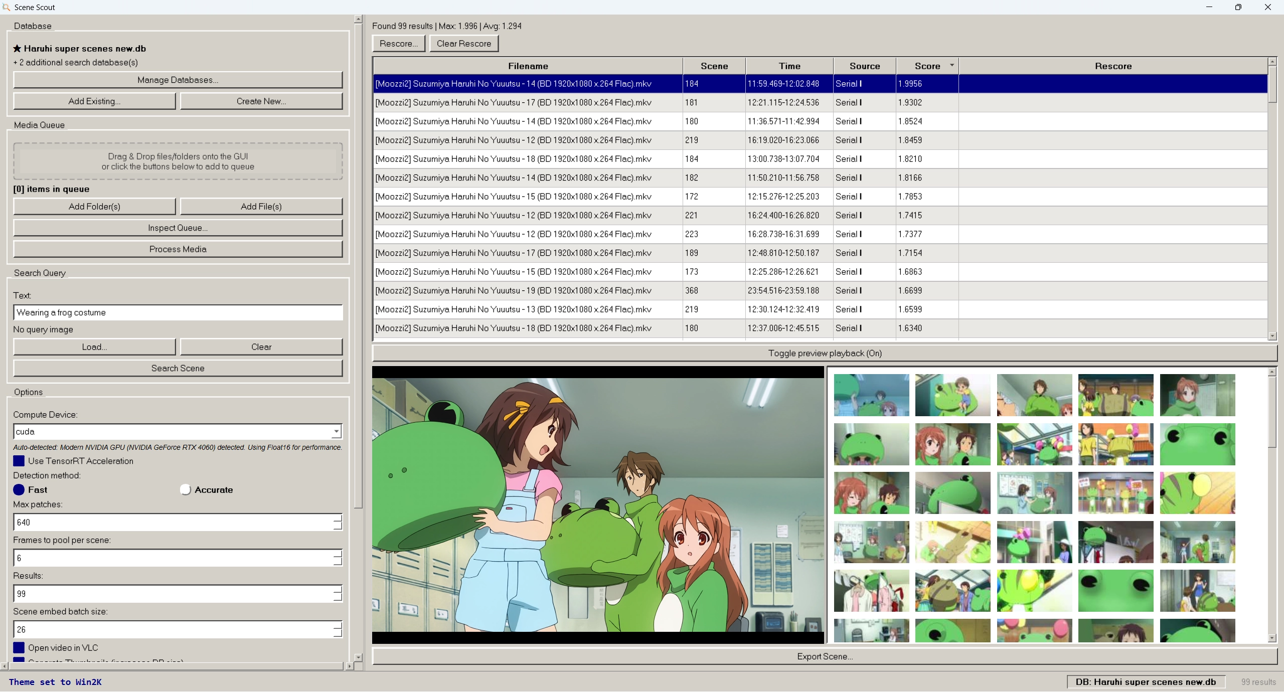 Frog Suit Search