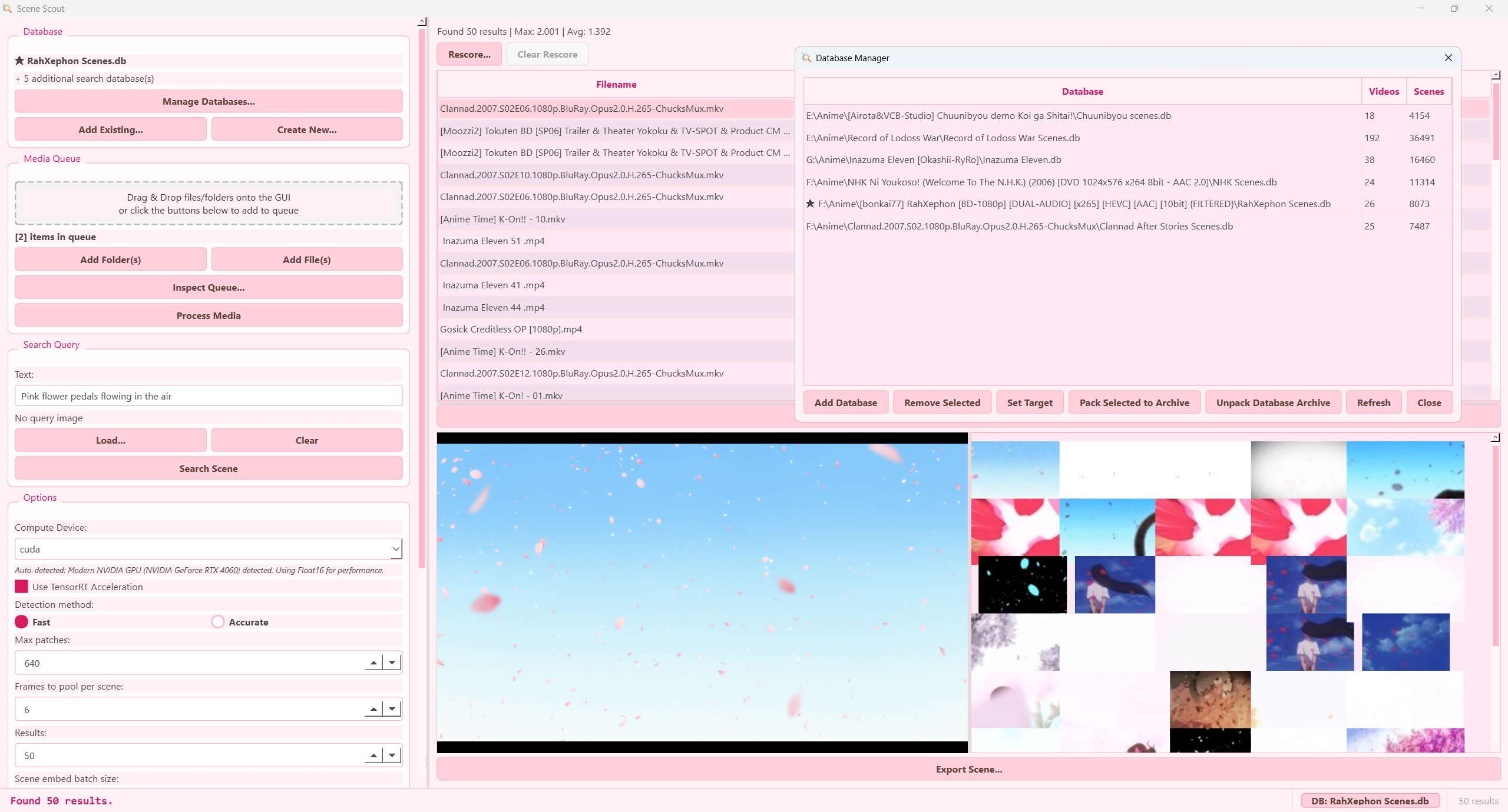Pink Flower Pedals Search